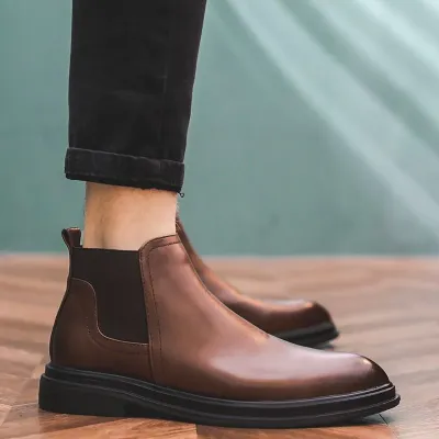 Signature Brown Chelsea Boot